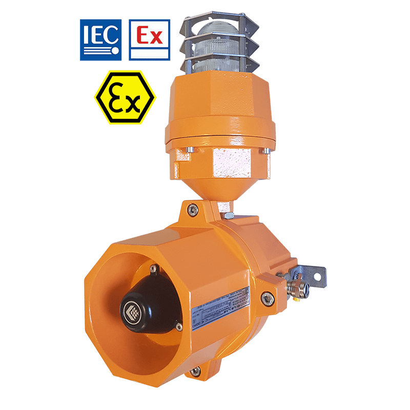 Hurleur & feu flash Atex/IECEx